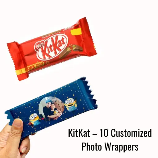 KitKat Delight – Pack of 10 Custom Photo-Wrapped Bars